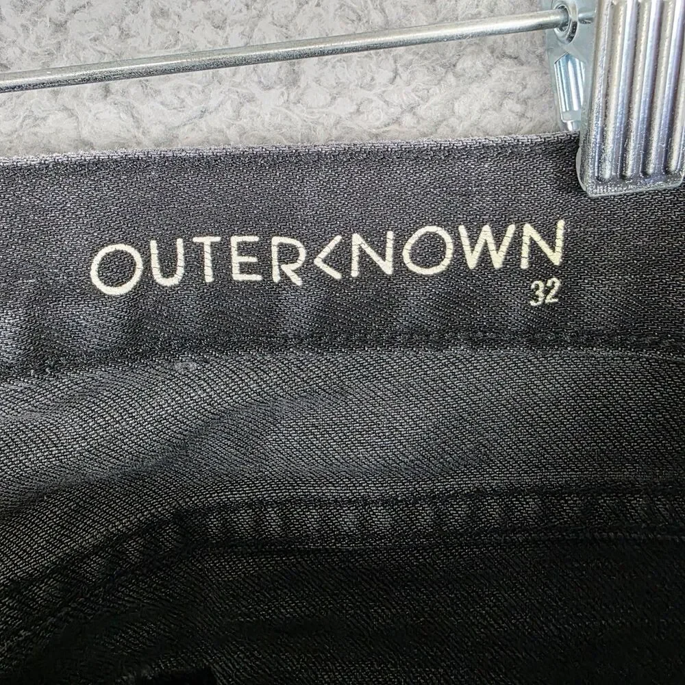OUTERKNOWN SEA Jeans Black Drifter Tapered Fit Organic Mens 32x30